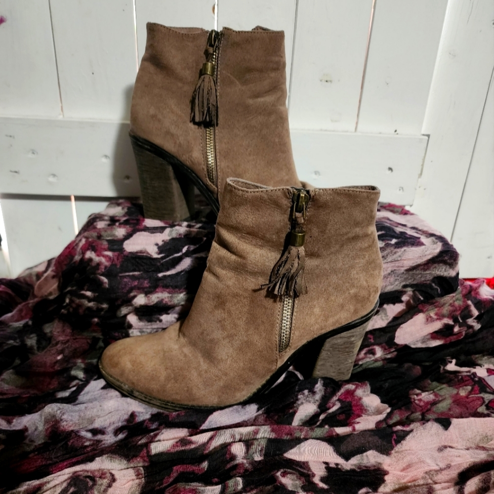 BAMBOO ankle boots brown